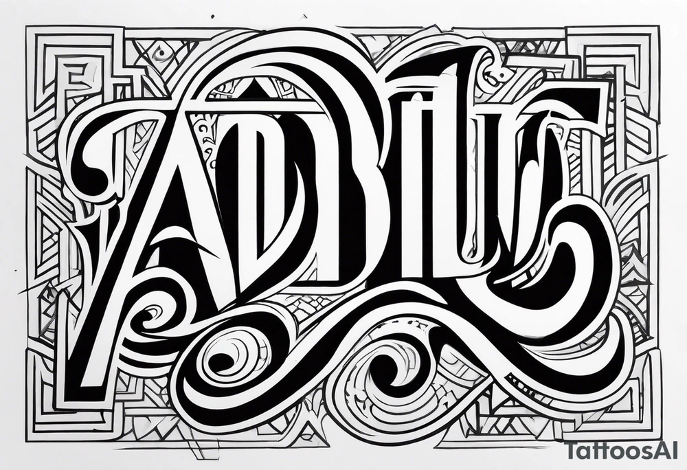 Aadhya tattoo idea