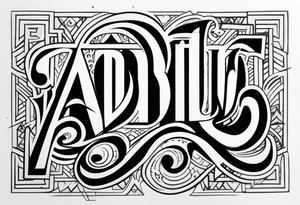 Aadhya tattoo idea