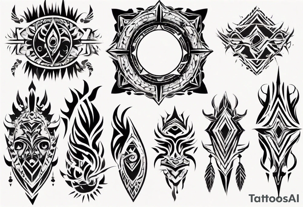 frame paper tattoo idea