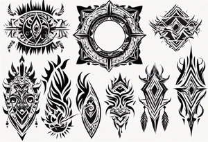 frame paper tattoo idea