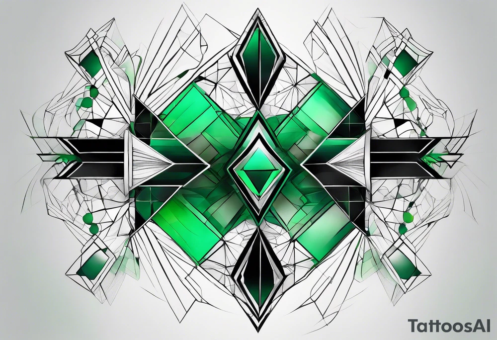 lines around wrist, abstract, green and black, covered from wrist to forearm, fully covered, no borders, blackwork, no people tattoo idea