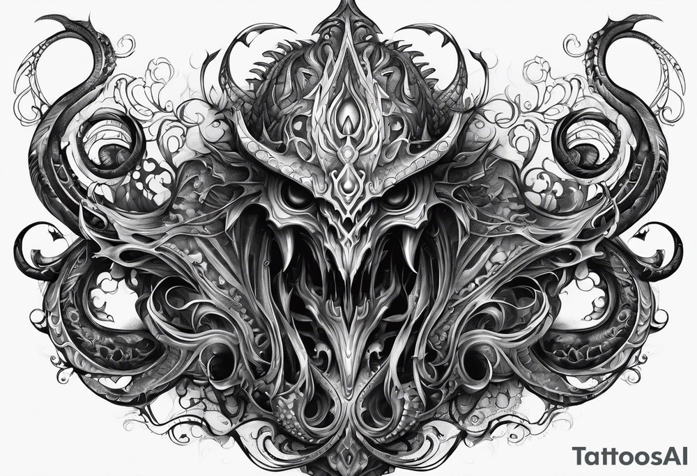 hastur, half sleeve tattoo idea