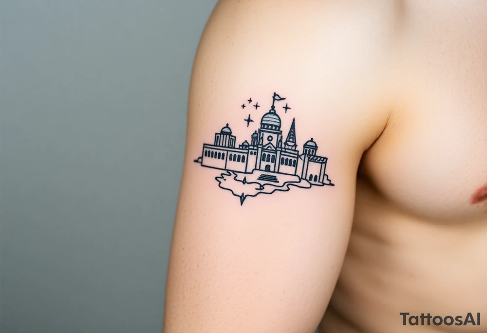 city of Atlantis
on arm tattoo idea