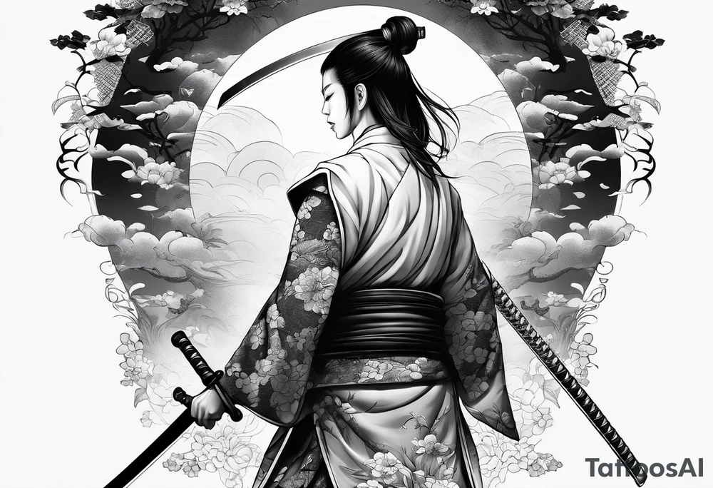 katana tattoo idea