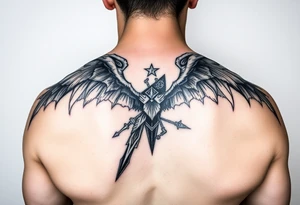 please prepare a tattoo idea that shows persistence, that you do not give up and strive to achieve your goals despite challenges and obstacles. Please make it not so very obvious and straightforward tattoo idea