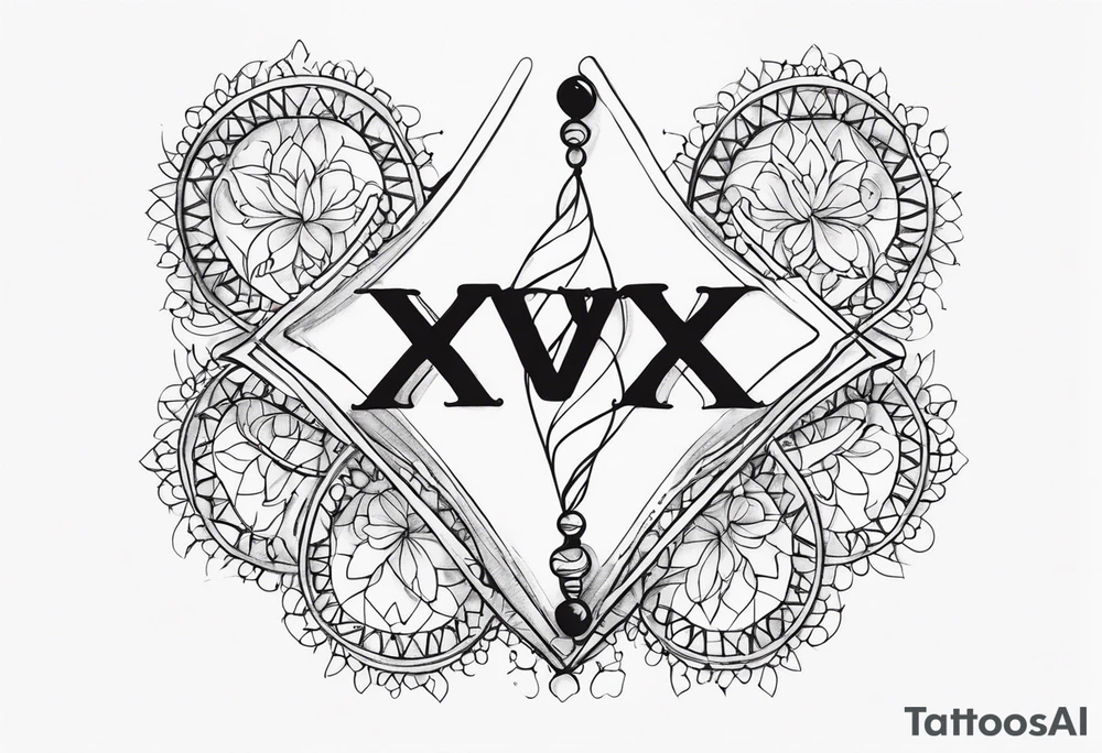 VIII.XXV.MMXVII with a DNA strand tattoo idea