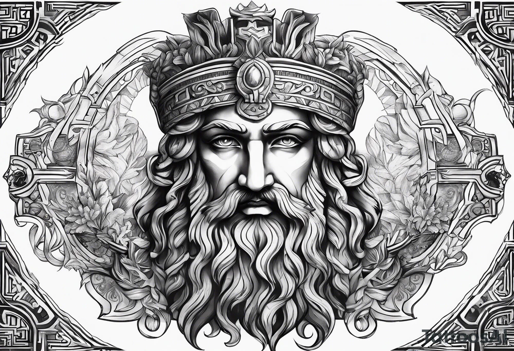 gods Greek tattoo idea