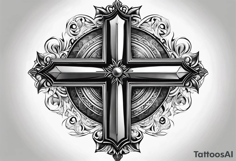 cross tattoo idea