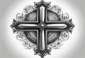 cross tattoo idea