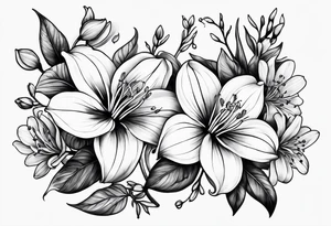 Honeysuckle tattoo idea