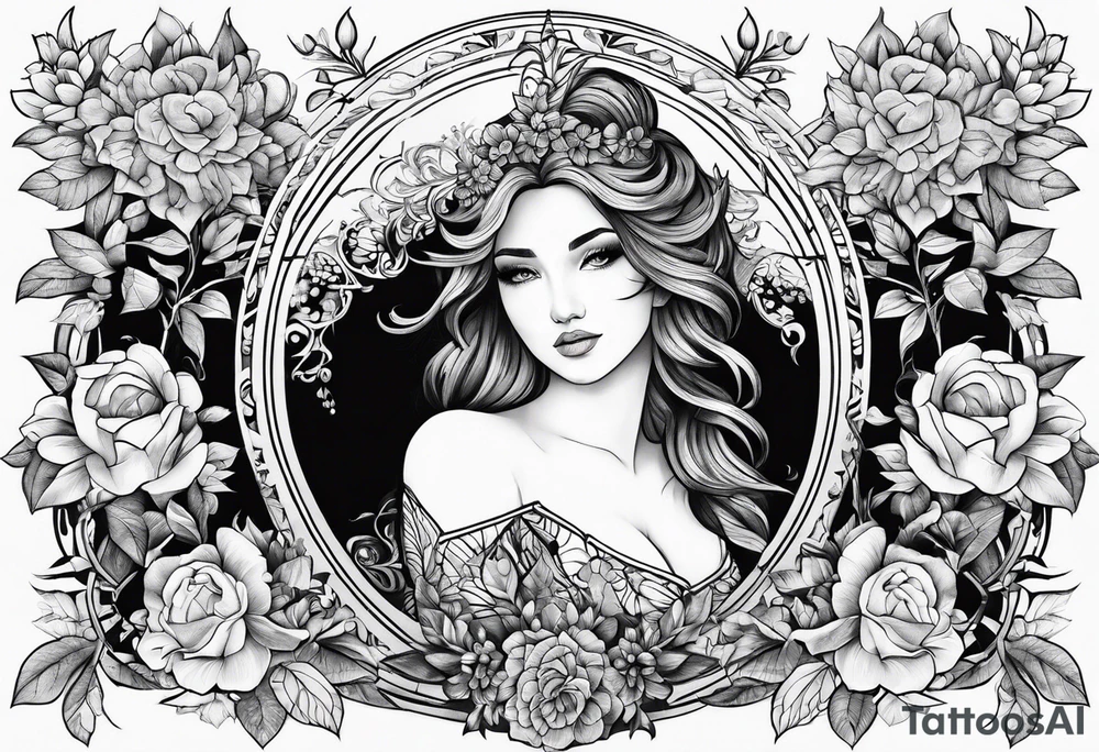 Secret garden tattoo idea