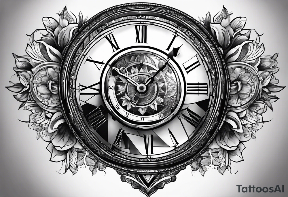 Tattoo which represent the flow of time tattoo idea