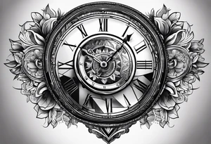 Tattoo which represent the flow of time tattoo idea