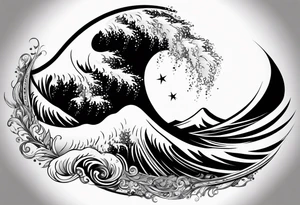 Imagination, stars, healing, Universe, infinity, soul, 2012, tidal wave tattoo idea