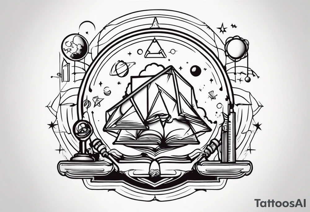 science tattoo tattoo idea