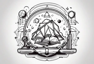 science tattoo tattoo idea
