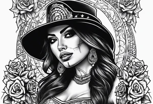 Chicano style 
city dayof dead



shootout tattoo idea