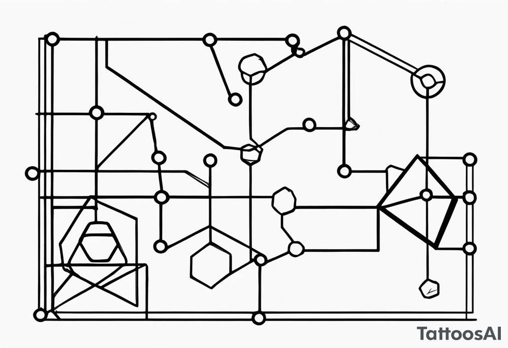 psilocibyn chemical structure tattoo idea