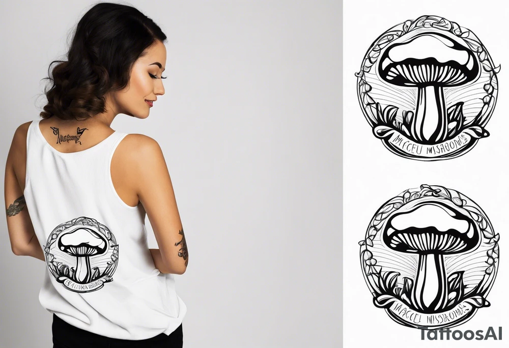 "Graceful Mushrooms" tattoo idea