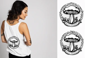 "Graceful Mushrooms" tattoo idea
