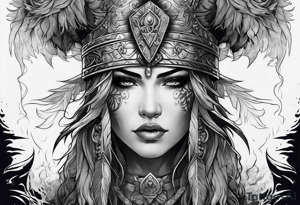Valhalla mist fog tattoo idea