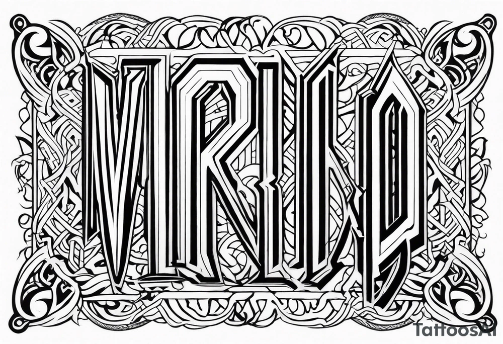 Valhalla viking gods tattoo idea