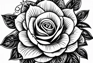 rosery beads tattoo idea