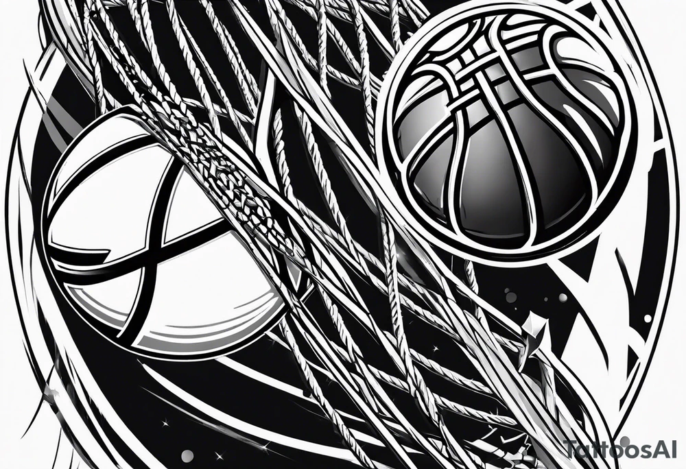Basketball tattoo idea