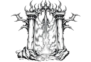 gates of hell tattoo idea