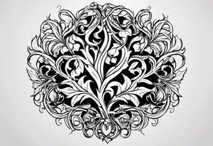 chest vines coming out of skin veins. for chest and stomach  and abs only. no leaves just vines tattoo idea