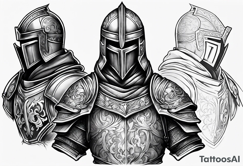 SHOULDER KNIGHT 
TATTOO tattoo idea