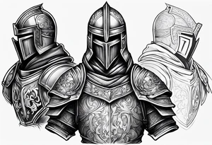 SHOULDER KNIGHT 
TATTOO tattoo idea
