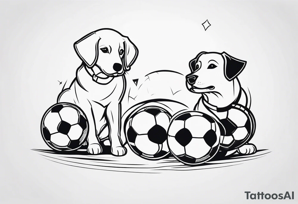 FOOTBALL
DOGS tattoo idea