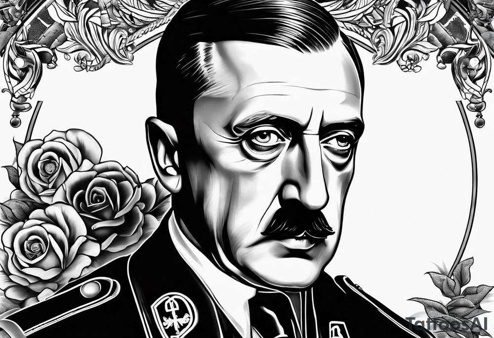 Adolp Hitler SS TOTEMKOPH tattoo idea