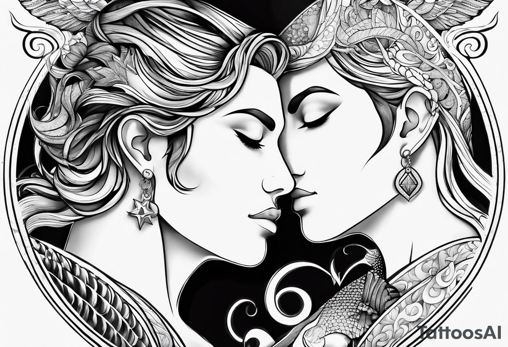 masculine pisces friendship tattoo idea tattoo idea