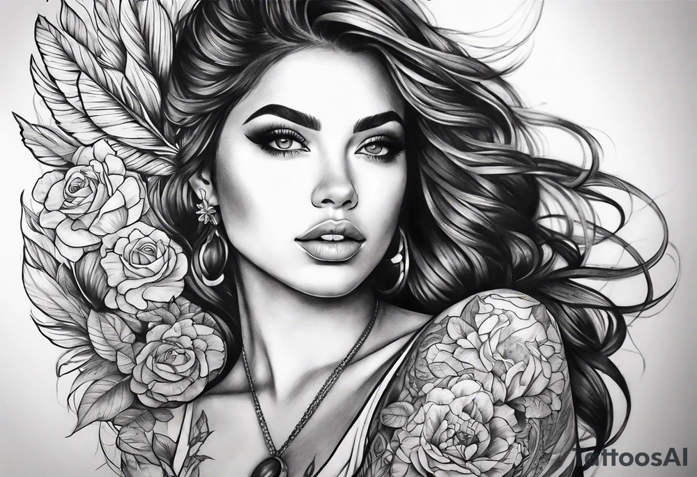 Inspirational sleeve tattoo idea