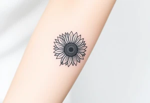 Sunflower tattoo idea