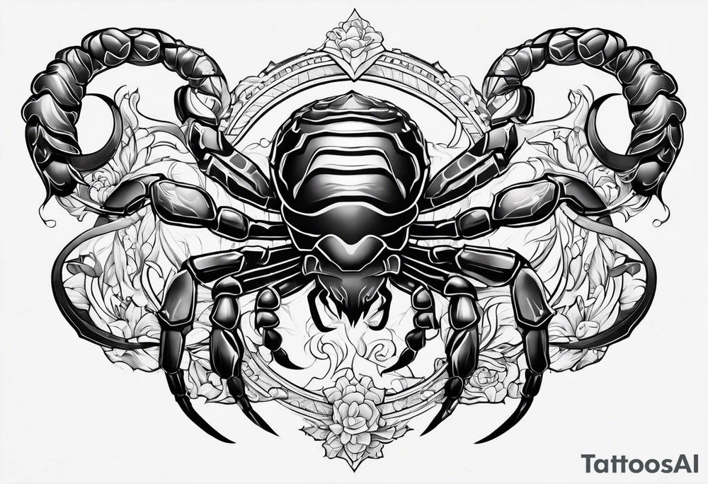 scorpio tattoo idea