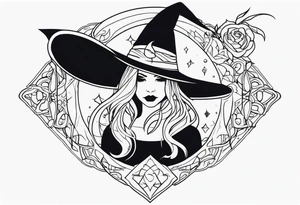 witch tattoo idea