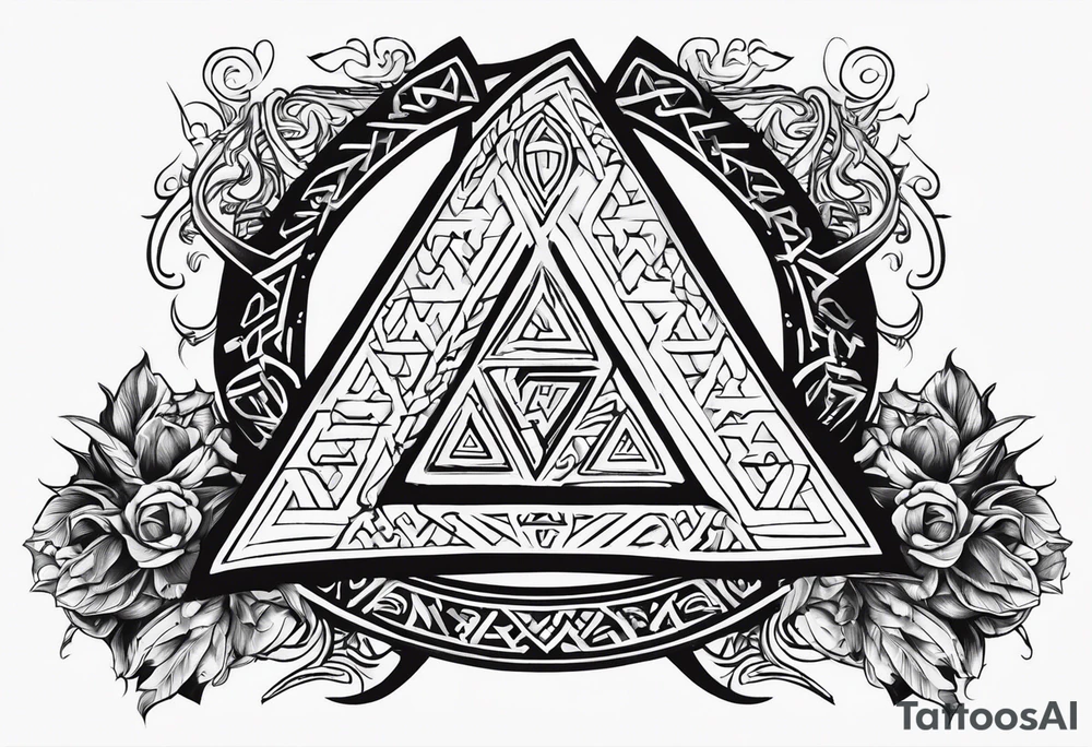 Valhalla
Sword shield valknut axe norse dragon tattoo idea