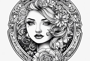 Small Just Survive Someone words tattoo idea
