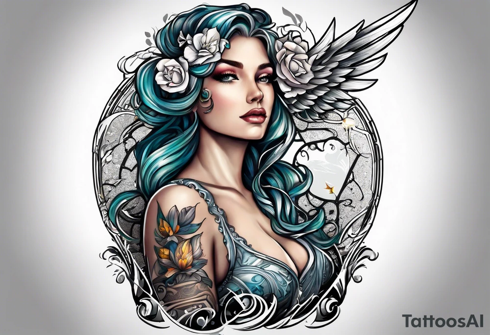 september virgo, birth year 2005, birth place detroit tattoo idea