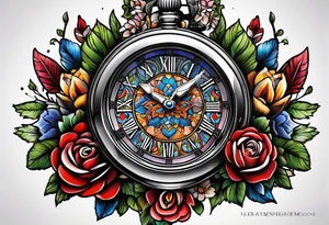 surviver independent and romani watch tattoo idea