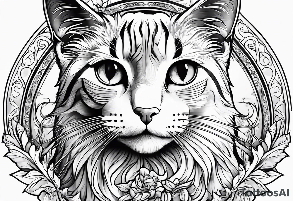 brom's cat tattoo idea
