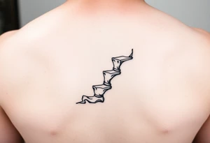One step at a time on white back ground tattoo idea