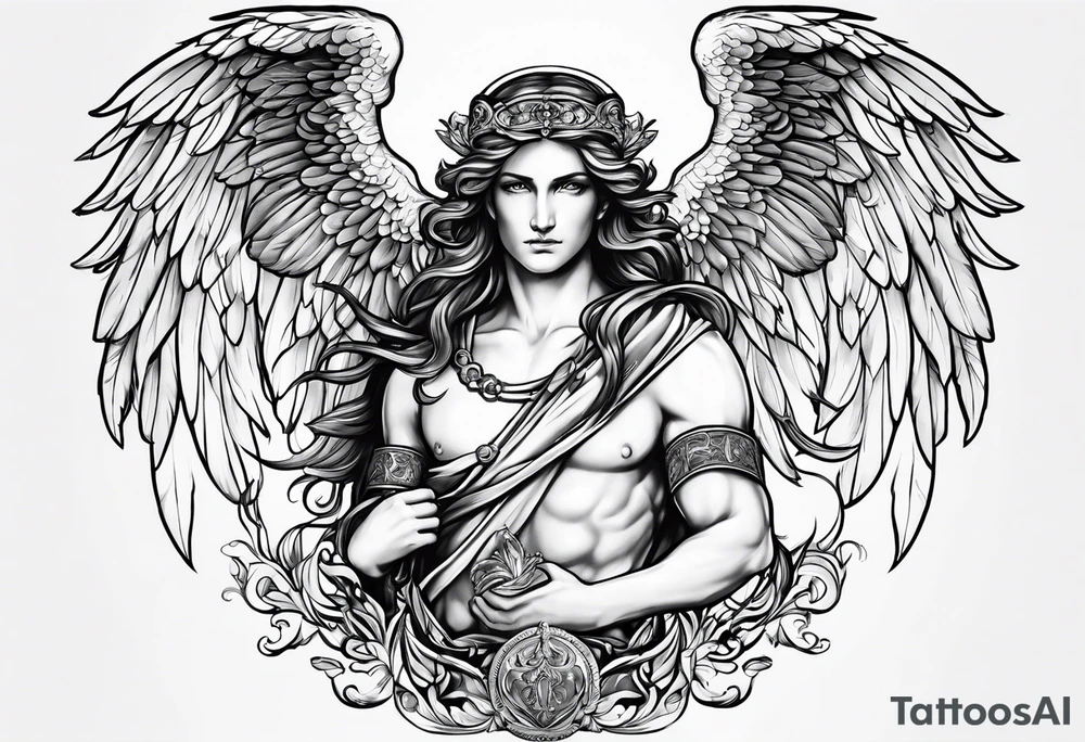 archangel Raphael tattoo idea