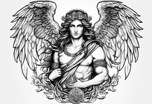 archangel Raphael tattoo idea