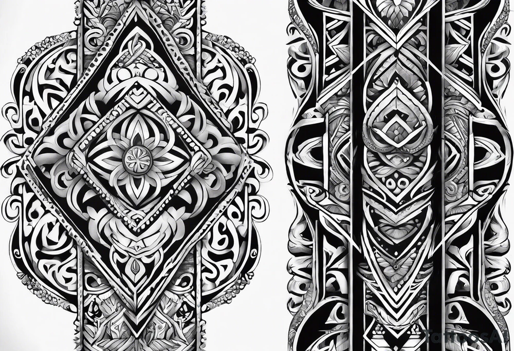 maori spine tattoo tattoo idea