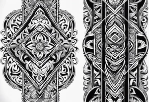 maori spine tattoo tattoo idea
