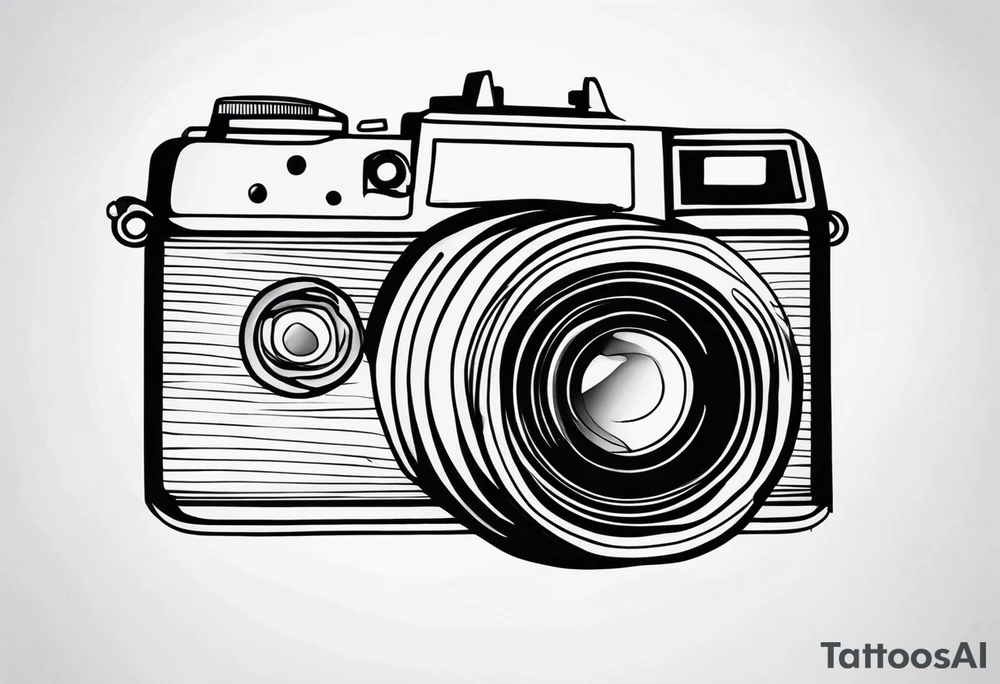camera tattoo idea